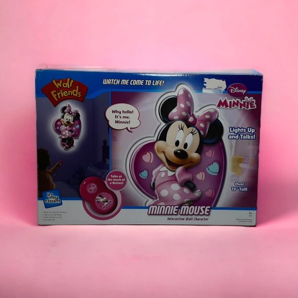 Uncle Milton Wall Friends Disney Minnie Mouse 13" Talking Light Interactive - Picture 1 of 2